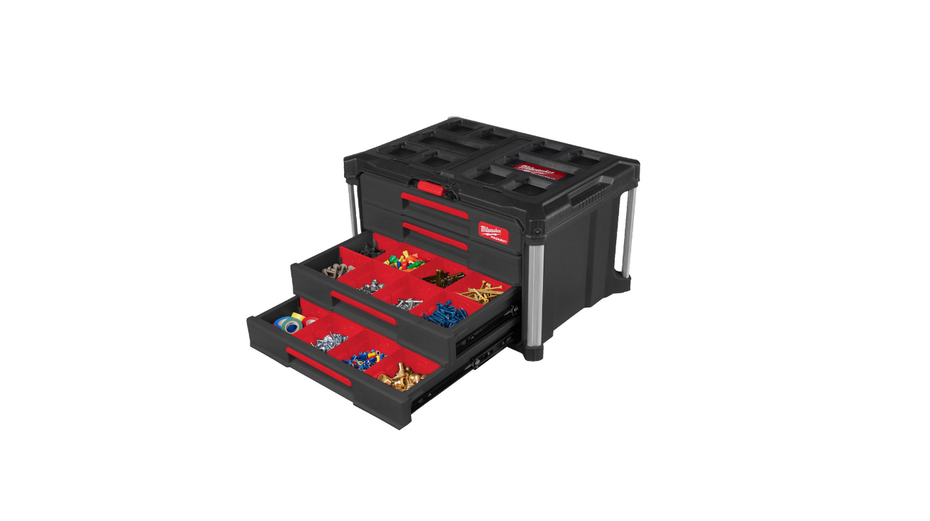 MILWAUKEE Cassettiera portautensili con 4 cassetti (4932493189)