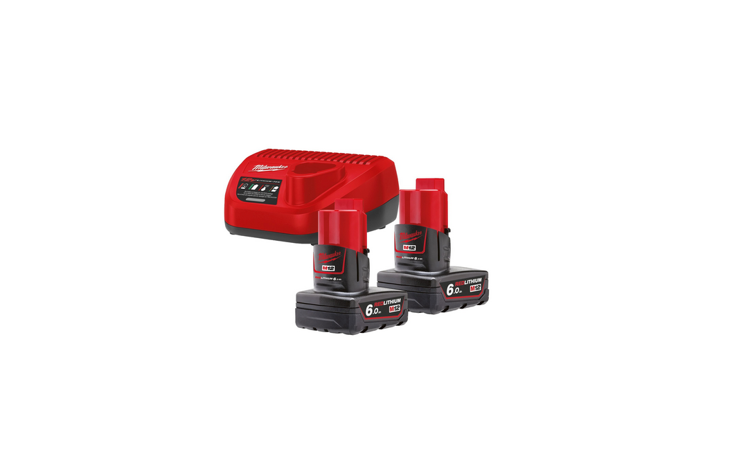 MILWAUKEE Energy Kit M12™ 2 x 6.0 Ah (12V) (4933451903)