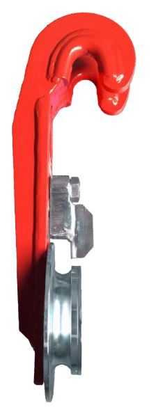 CARRUCOLA Sgancio Automatico per Verricello Forestale / Teleferica