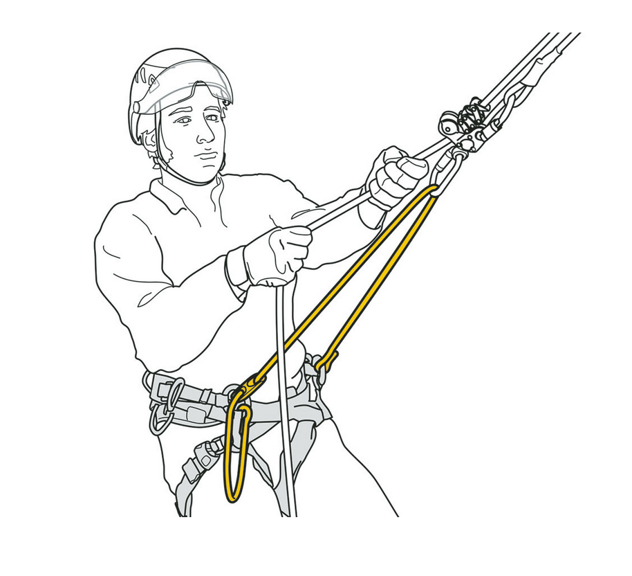 PETZL PONTE DI ATTACCO REGOLABILE (per imbracature SEQUOIA® e SEQUOIA® SRT)