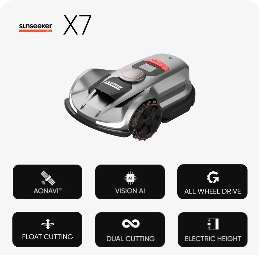 SUNSEEKER X7 PLUS (fino a 6000mq) (per forti pendenze)