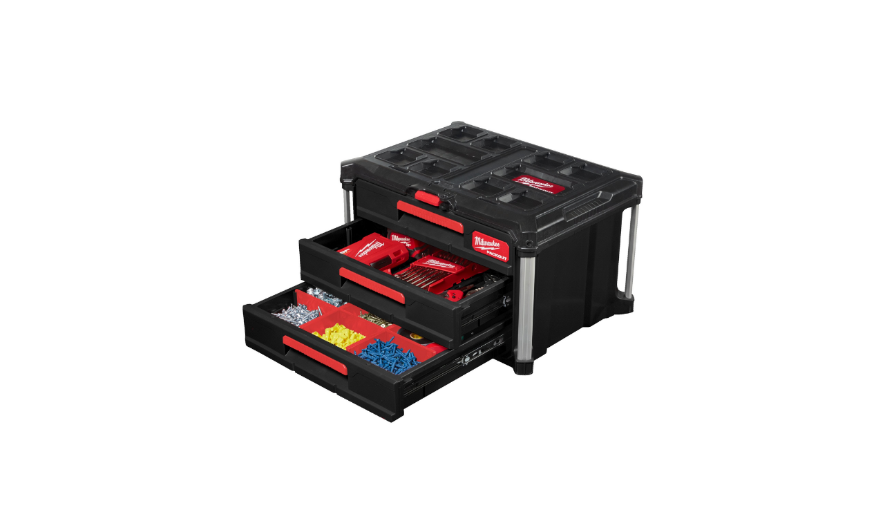 MILWAUKEE Cassettiera portautensili con 3 cassetti (4932472130)
