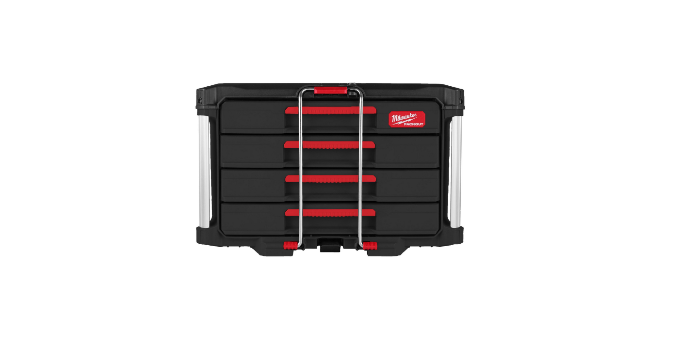 MILWAUKEE Cassettiera portautensili con 4 cassetti (4932493189)