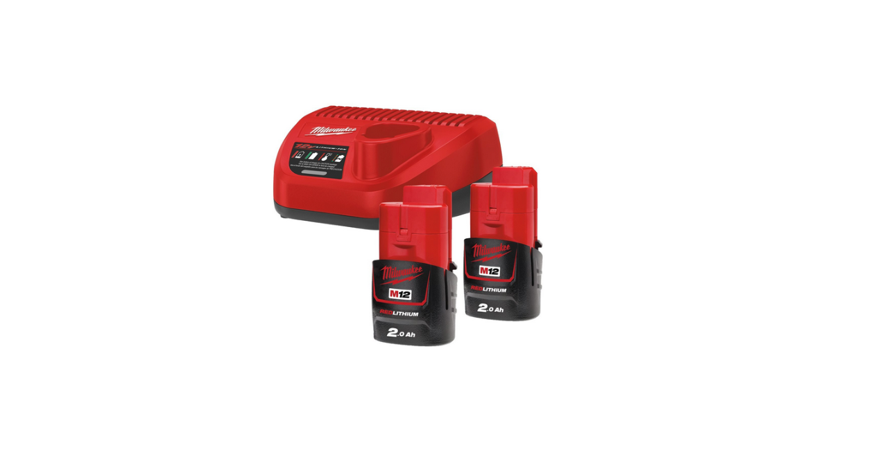 MILWAUKEE Energy Kit M12™ 2 x 2.0 Ah (12V) (4933459209)