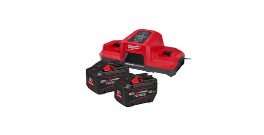 MILWAUKEE Energy kit M18 2x12Ah + M18DBSC (4933498614)