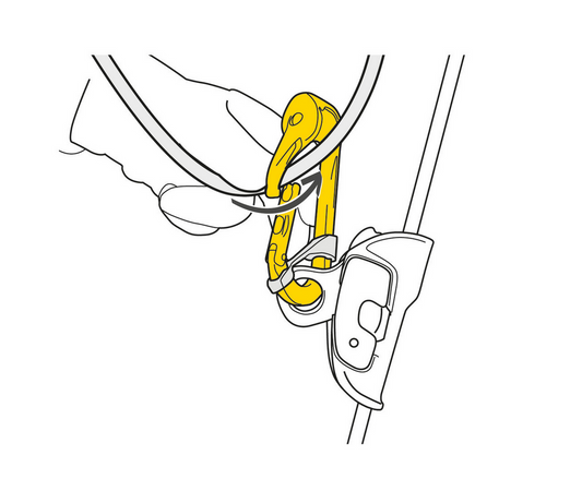 PETZL ROLLCLIP A (Tripla sicurezza)