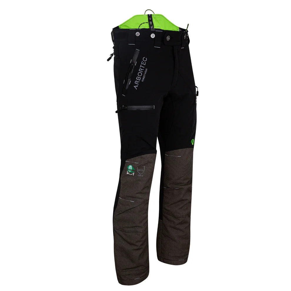 ARBORTEC AT4060 Breatheflex Pro Chainsaw Trousers Design A Class 1 -Black