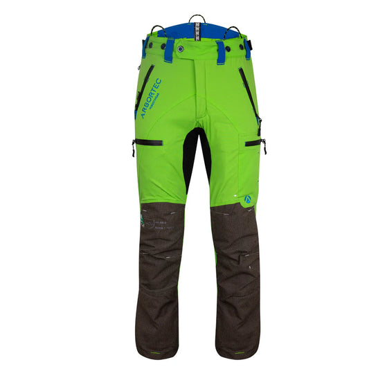 ARBORTEC AT4060 Breatheflex Pro Chainsaw Trousers Design A Class 1 - Lime