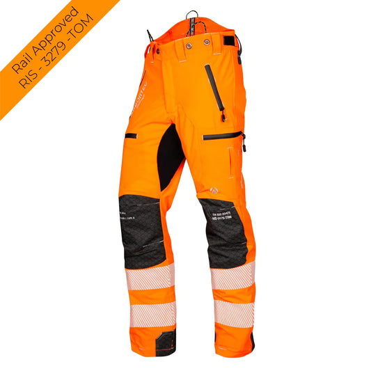 ARBORTEC AT4060 Breatheflex Pro Chainsaw Trousers Design A Class 1 -Hi-Vis Orange
