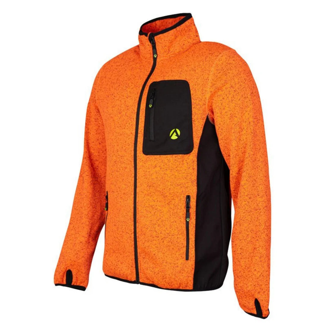 ARBORTEC Kudu Melange Zip Sweater (Orange)
