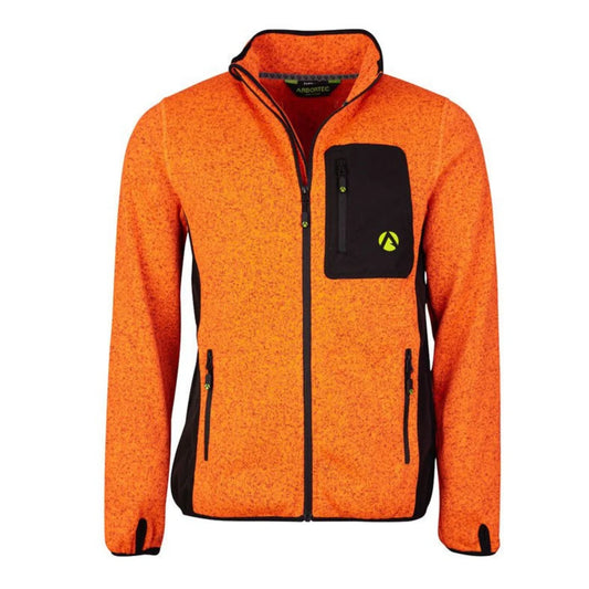 ARBORTEC Kudu Melange Zip Sweater (Orange)