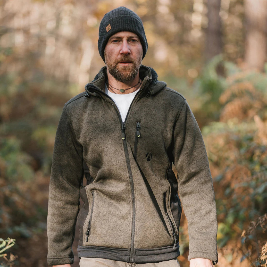 ARBORTEC Yeti Knitted Fleece Lined Jacket Olive