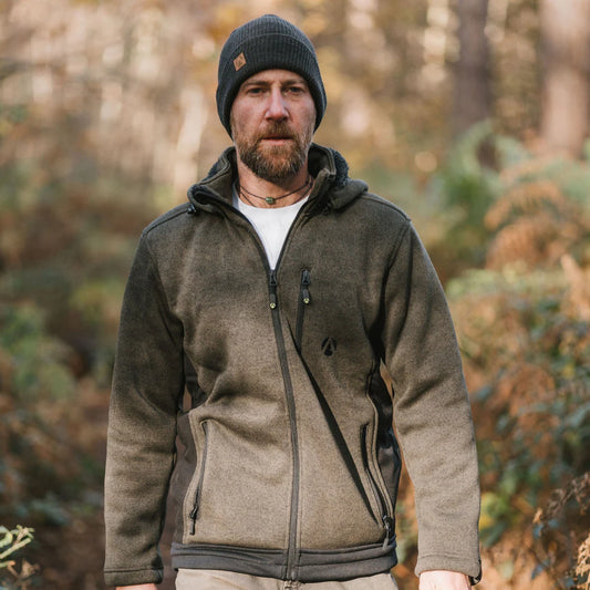 ARBORTEC Yeti Knitted Fleece Lined Jacket Olive